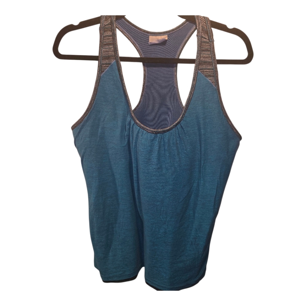 Athleta Sz. Large Teal/grey Tanktop